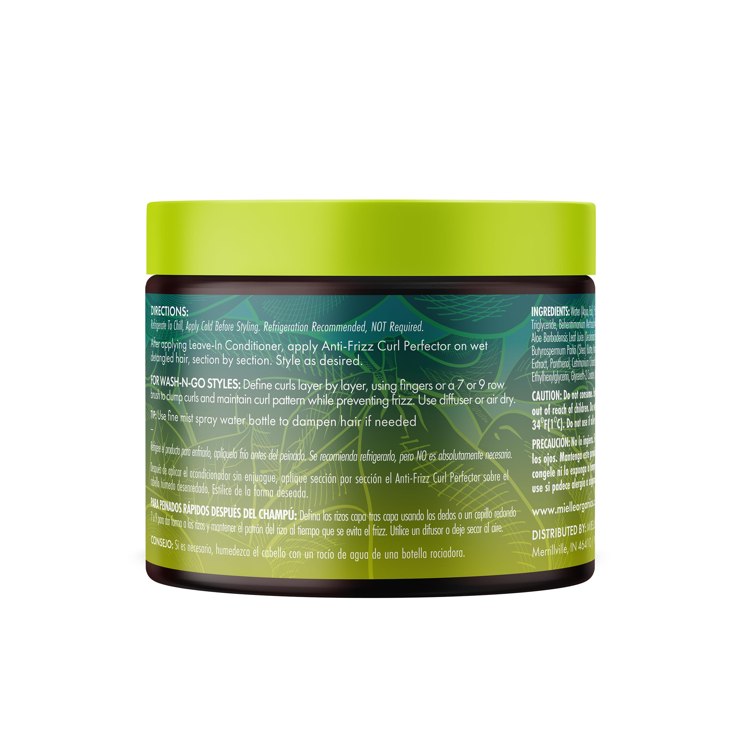 Mielle Organics Avocado & Tamanu Anti-Frizz Curl Cream for Textured Hair - Smoothing & Defining Cream to Lock In Moisture & Enhance Shine - Curly Hair Styling Products for Women & Men, 12oz - Image 8