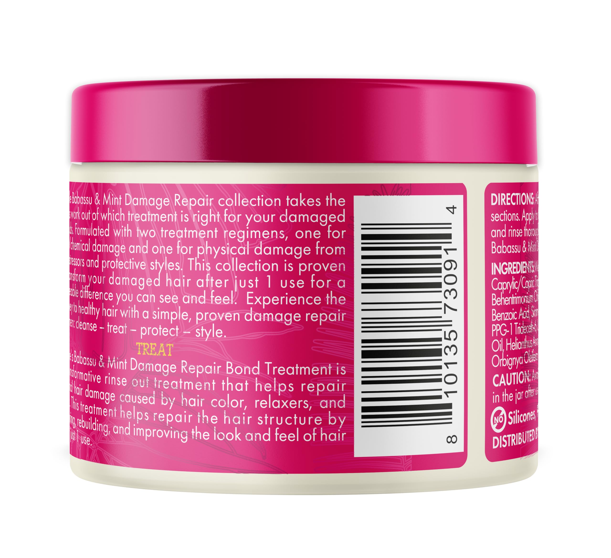 Mielle Organics Babassu & Mint Damage Repair Bond Treatment for Chemical and Heat Damaged Hair, 5.5 Ounce - Image 7