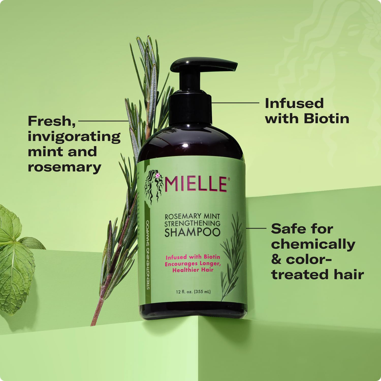 Mielle Organics Hair Strengthening Bundle - Oil, Shampoo and Conditioner - Image 6