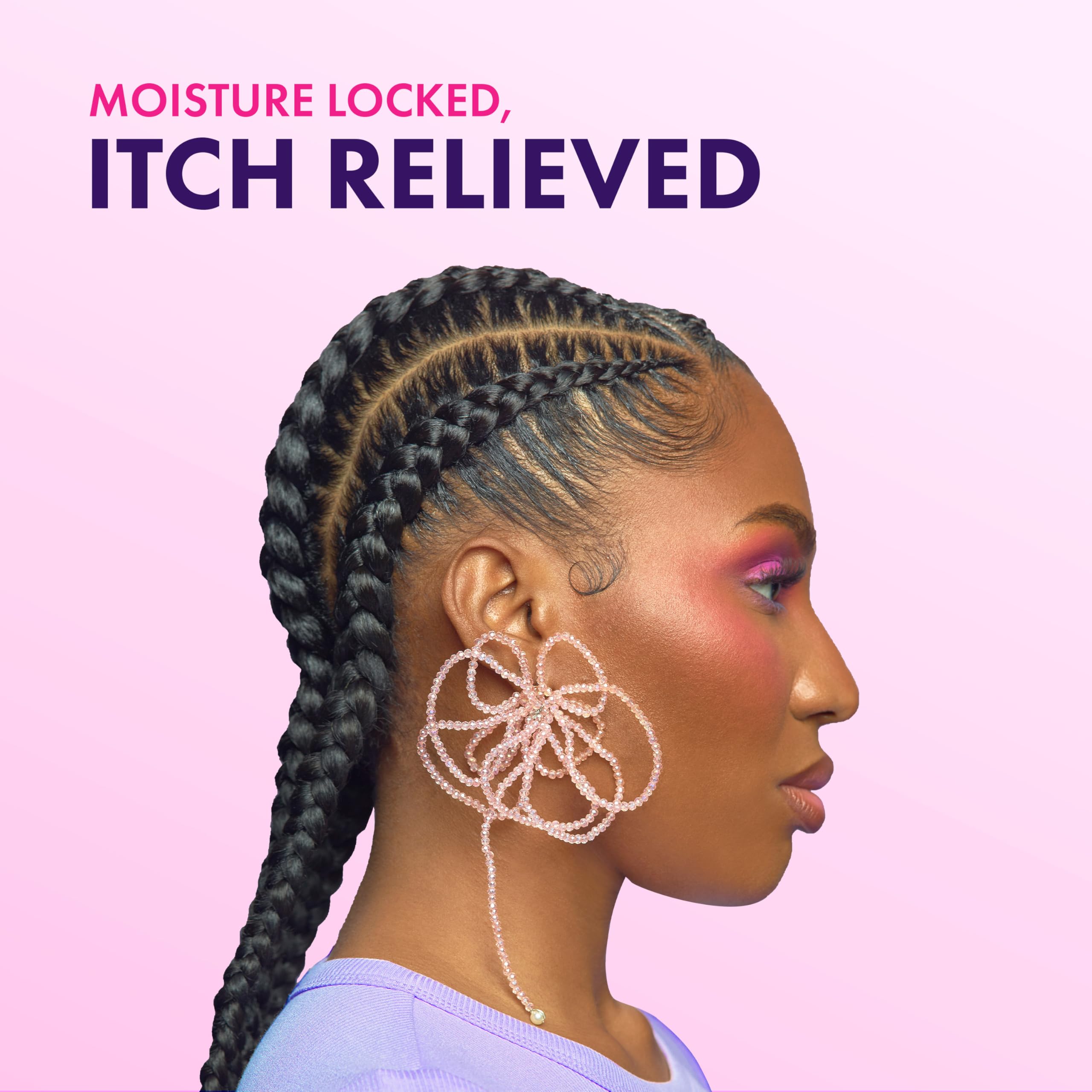 Mielle Organics Lavender & Lychee Scalp Moisturizing Lotion, Leave-In Treatment for Dry Itchy Scalp, Lightweight Scalp Moisturizer with Niacinamide Aloe Menthol, Protective Styles, 4 fl oz - Image 6