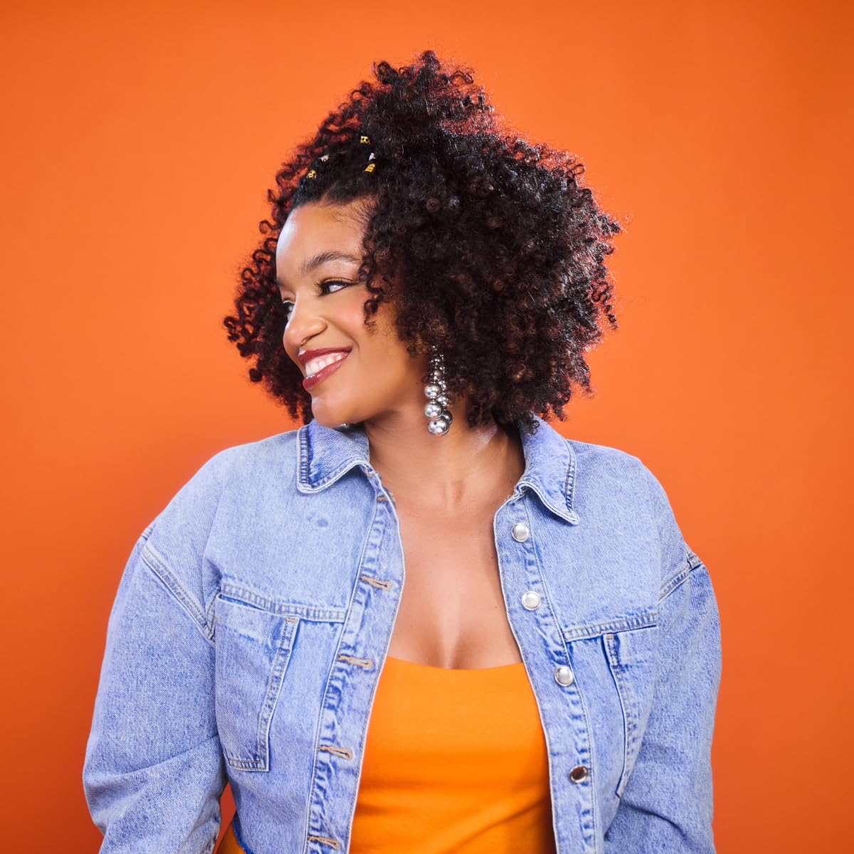 Mielle Organics Mango & Tulsi Nourishing Silk Texture Hair Mousse - Weightless Foam & Styling Mousse for Curly Hair Care - Conditions, Hydrates and Adds Shine (7.5 Fl Oz) - Image 5