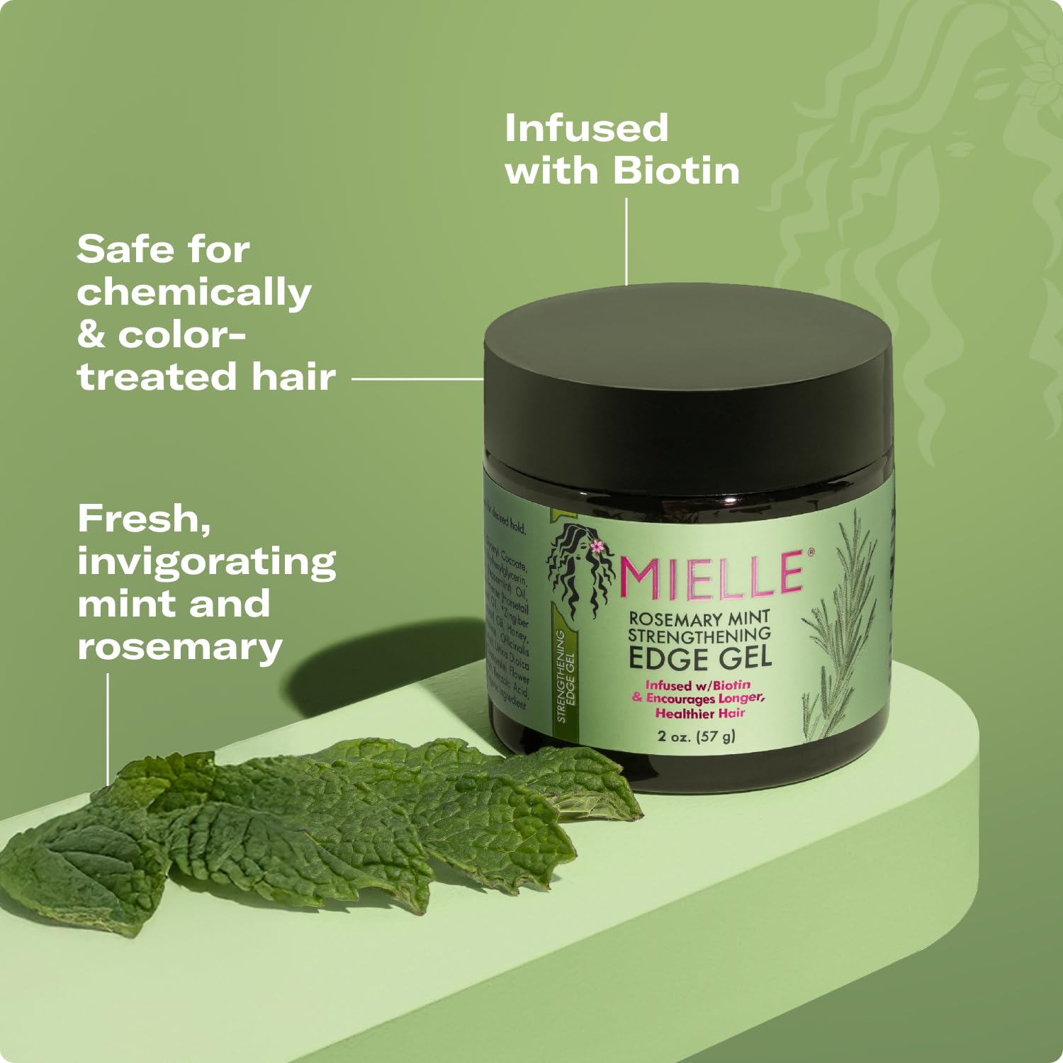 Mielle Organics Daily Edge & Scalp Maintenance Bundle - Biotin Infused Edge Control Gel, Scalp & Edge Cleansing Oil, and Rosemary Mint Scalp & Hair Oil - Image 5