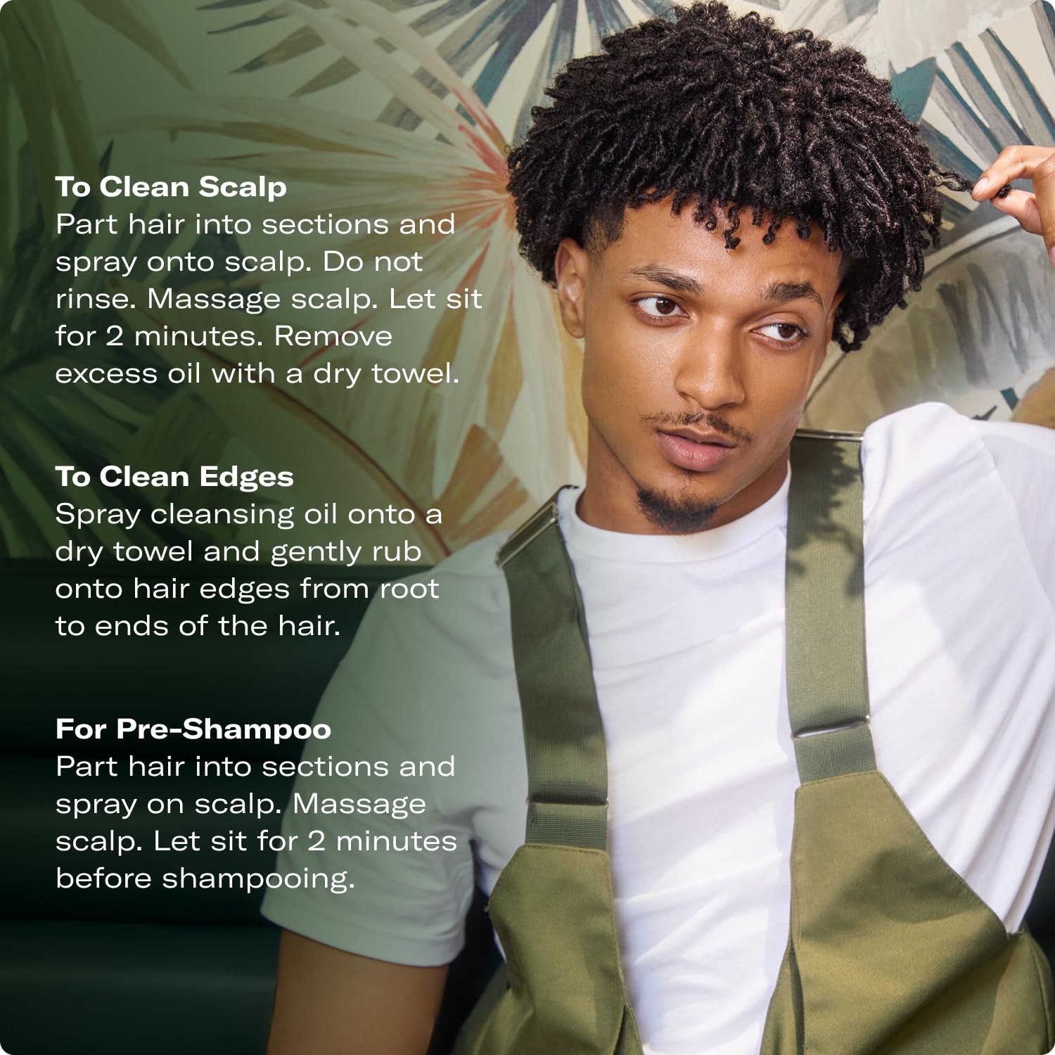 Mielle Organics Rosemary & Mint Scalp & Edge Cleansing Hair Oil - No-Rinse Scalp Cleanser for Product Build Up - Prolongs Hairstyles Between Wash Days & Encourages Longer, Healthier Hair (4 Oz) - Image 5