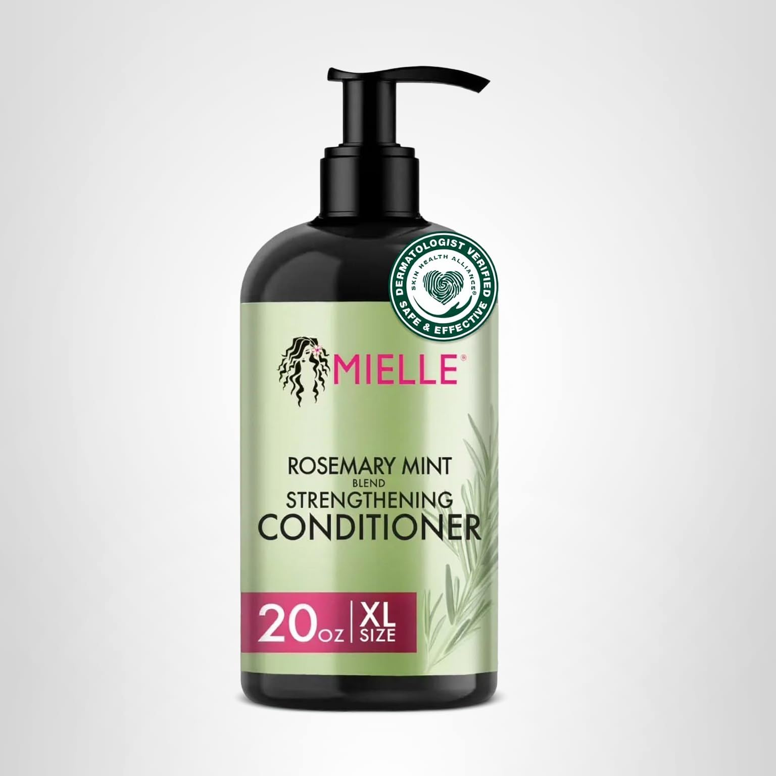 Mielle Organics Rosemary Mint Strengthening Hair Conditioner for Women & Men - Biotin Infused Detangling & Hydrating Conditioner to Increase Manageability & Support Longer, Healthier Strands, 20 oz - Image 10
