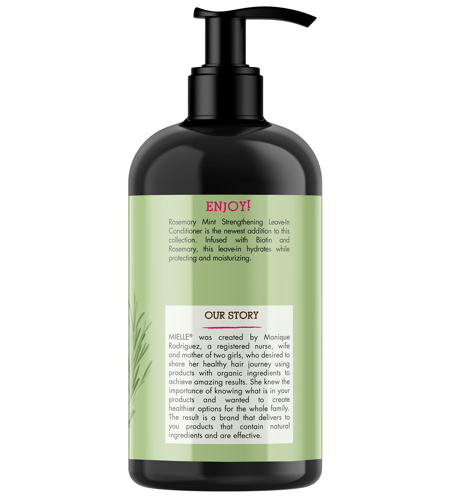 Mielle Organics Rosemary Mint Strengthening Hair Conditioner for Women & Men - Biotin Infused Detangling & Hydrating Conditioner to Increase Manageability & Support Longer, Healthier Strands, 20 oz - Image 9