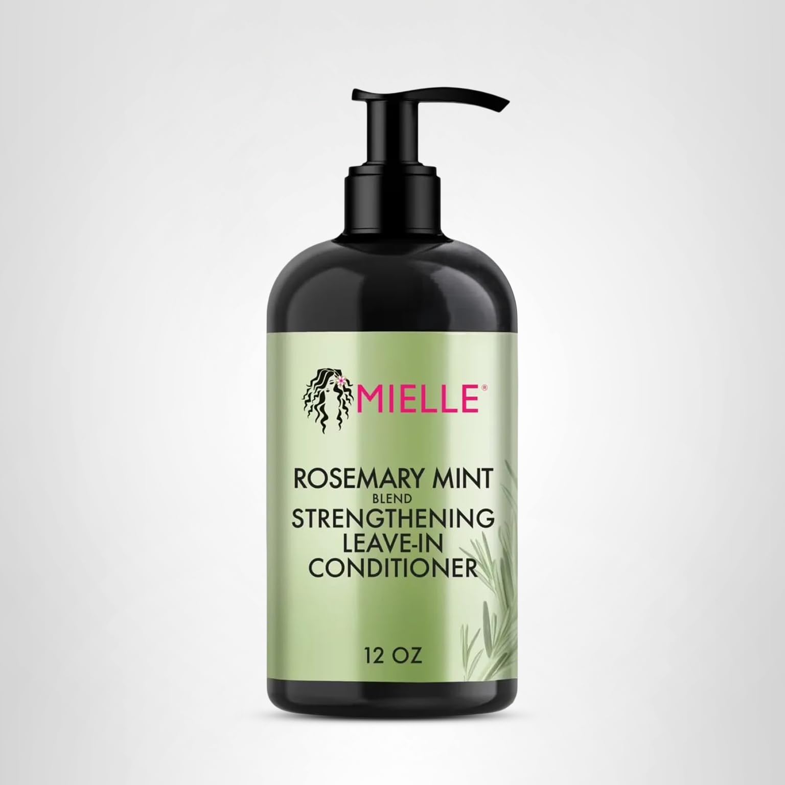Mielle Organics Rosemary Mint Strengthening Leave In Conditioner for Curly Hair - Hydrating Hair Moisturizer Infused with Biotin to Soften, Protect & Boost Shine (12 Oz) - Image 10