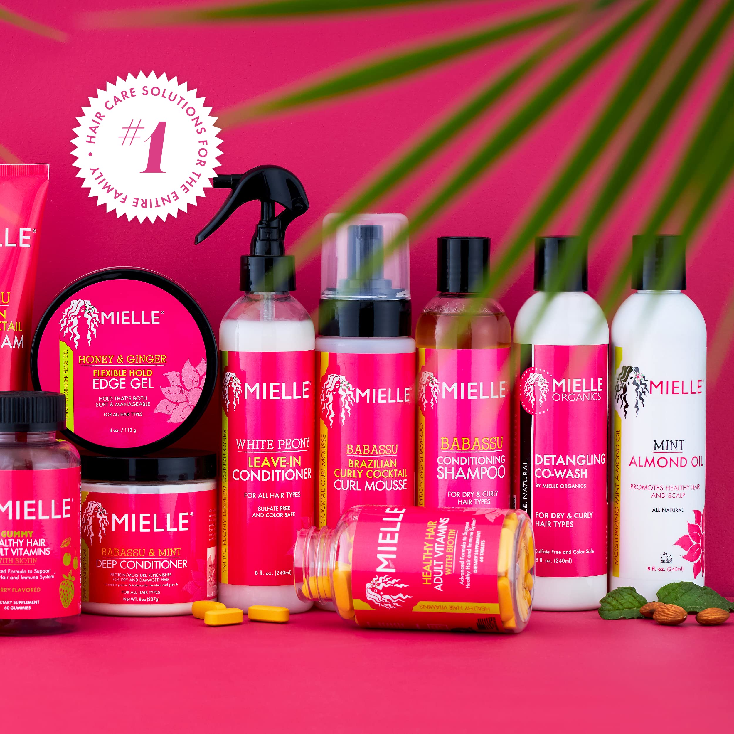 Mielle Organics White Peony Leave-In Conditioner Spray - Ultra-Moisturizing Detangler for Curly & Natural Hair - Frizz Control & Moisture Seal - Color-Safe & Sulfate-Free, 8 Fl Oz - Image 6